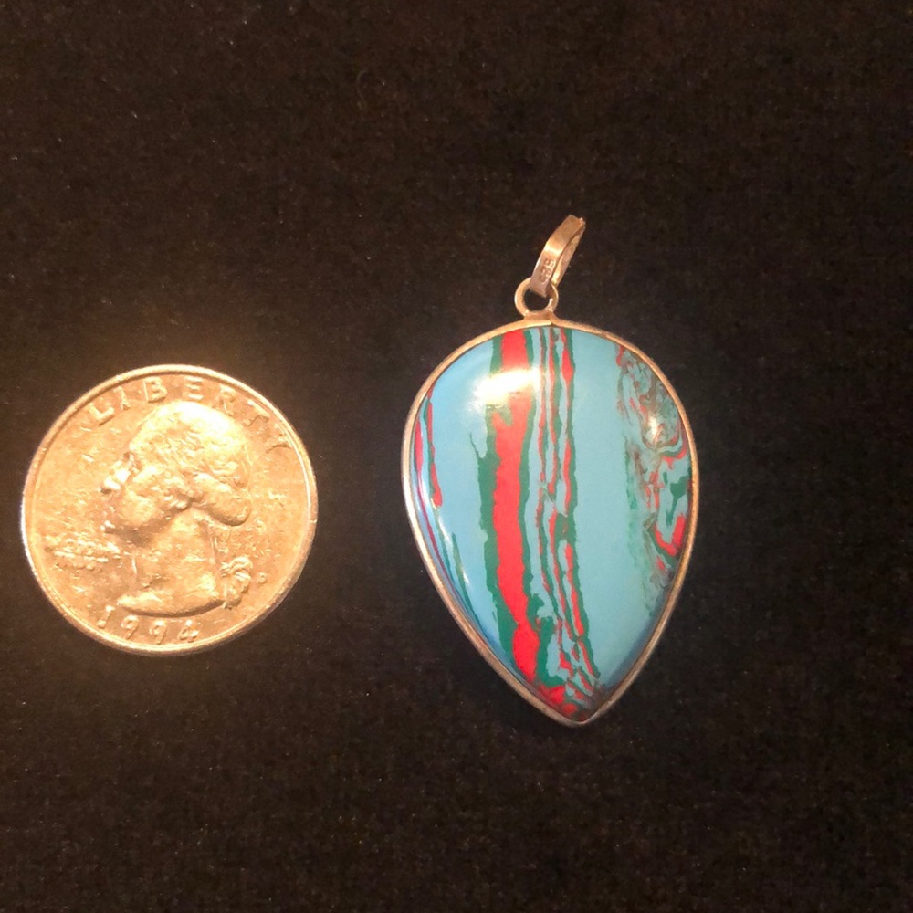 Azurite pendant